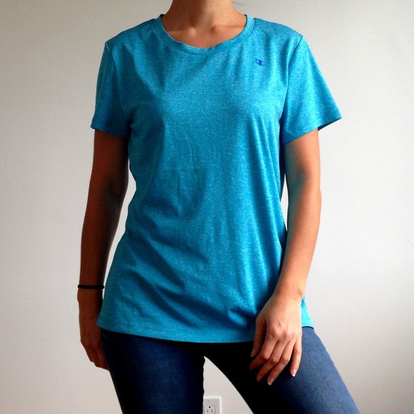 Champion - Ocean Blue "Vapor" Workout T-Shirt - Picture 1 of 11